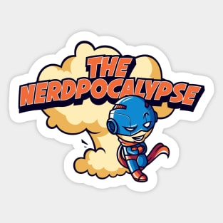 The Nerdpocalypse (Smirking Hero) Sticker